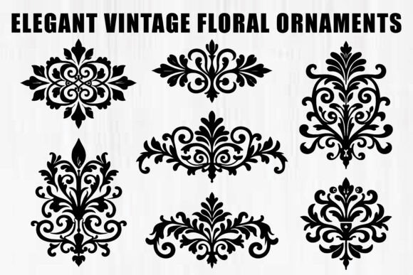 Download Laser Cut Floral Ornament Set - Ornament Collection