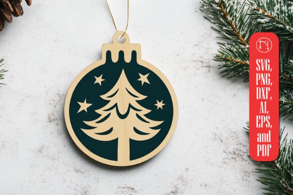 Download Cricut Christmas Ornament SVG Cut File - Ornament Collection