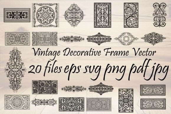 Download Vintage Ornamental Arch Frame Vector - Ornament Collection