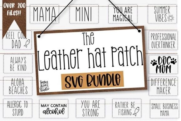 Download The Leather Hat Patch Bundle - Hat Collection