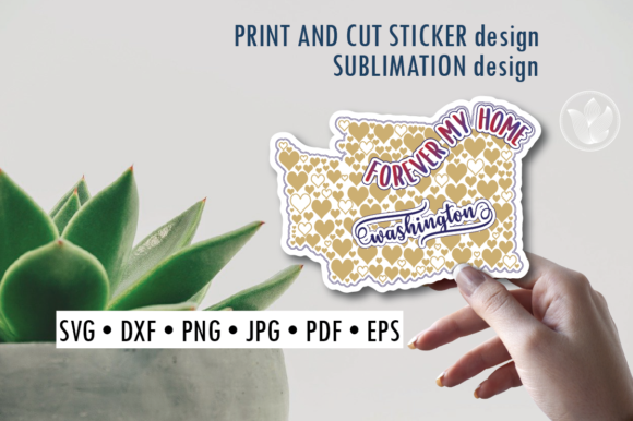 Download Washington Print and Cut Svg Sticker - Print and cut svg Collection