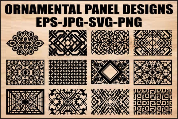 Download Laser Cut Ornamental Panels - Ornament Collection