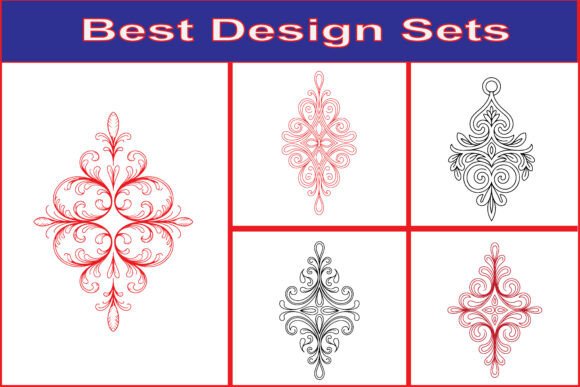 Download Elegant Decorative Flourish Ornament Set - Ornament Collection
