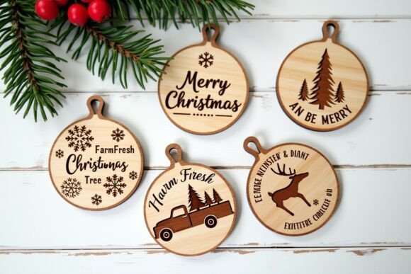 Download Christmas Ornament Laser Cut Design - Ornament Collection