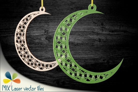 Download Crescent Moon Eid Ornament SVG - Ornament Collection