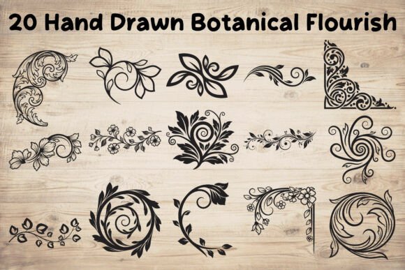 Download Ornamental Leaf Wreath SVG Bundle - Ornament Collection